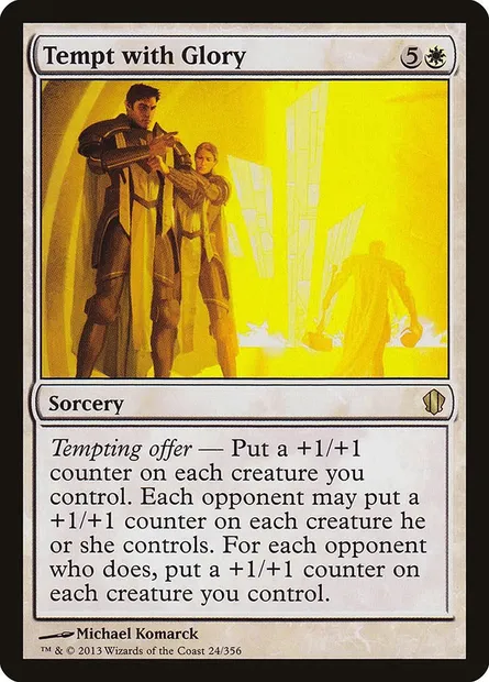 Tempt with Glory, Magic card C13 24 — Commander 2013 set