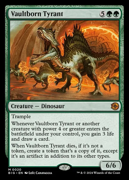 Vaultborn Tyrant, Magic card BIG 20 — The Big Score set