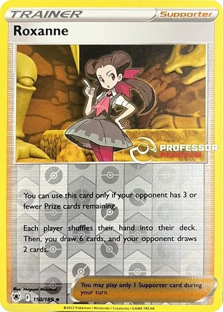 Roxanne, Pokémon card PROF 150 — Professor Program set