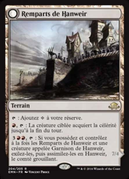 Remparts de Hanweir, carte Magic EMN 204 — extension La lune hermétique