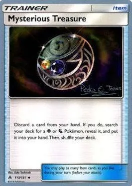 Trésor Mystérieux, carte Pokémon WCD18 113 — extension World Championship Decks 2018