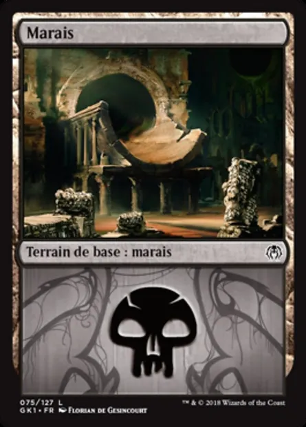Marais, carte Magic GK1 75 — extension GRN Guild Kit