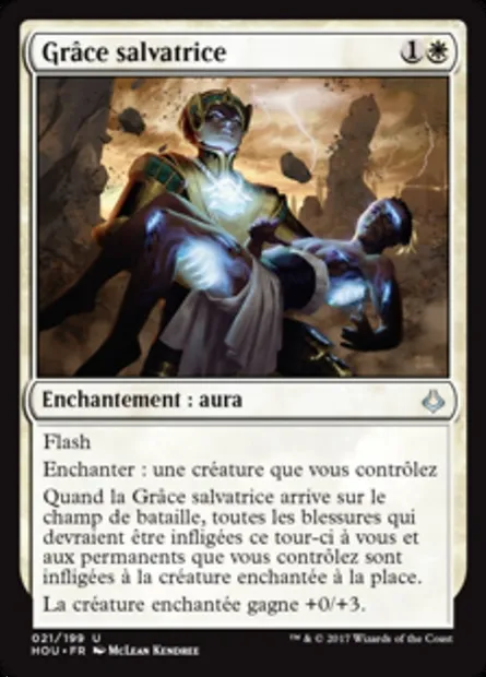 Grâce salvatrice, carte Magic HOU 21 — extension L’âge de la destruction