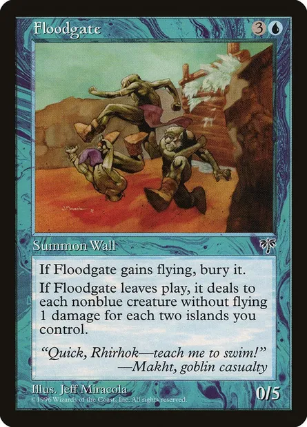 Floodgate, Magic card MIR 67 — Mirage set