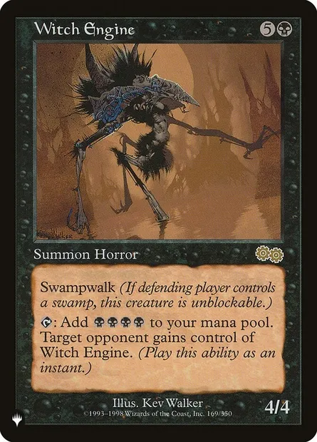 Witch Engine, Magic card PLST USG-169 — The List set