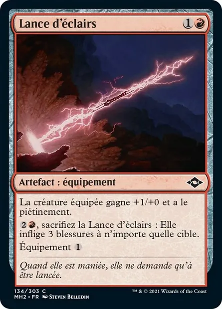 Lance d'éclairs, carte Magic MH2 134 — extension Horizons du Modern 2
