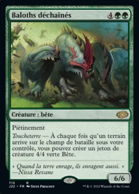 Baloths déchaînés, carte Magic J22 715 — extension Jumpstart 2022