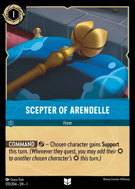 Scepter of Arendelle, Disney Lorcana card CH1-170 — The First Chapter set