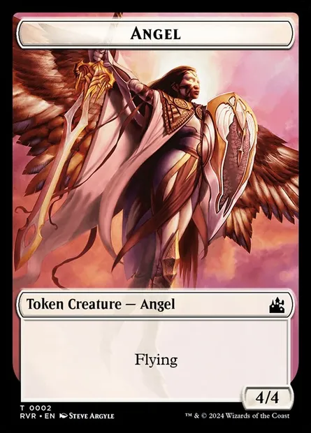 Angel, Magic card TRVR 2 — Ravnica Remastered Tokens set