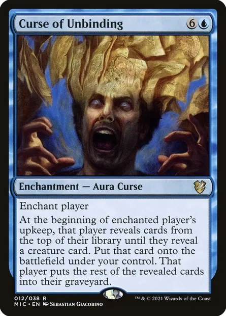 Curse of Unbinding, Magic card MIC 12 — Midnight Hunt Commander set