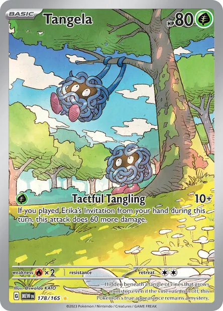 Tangela, Pokémon card MEW 178 — 151 set