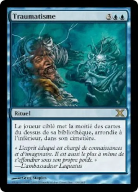 Traumatisme, carte Magic 10E 119 — extension Dixième édition
