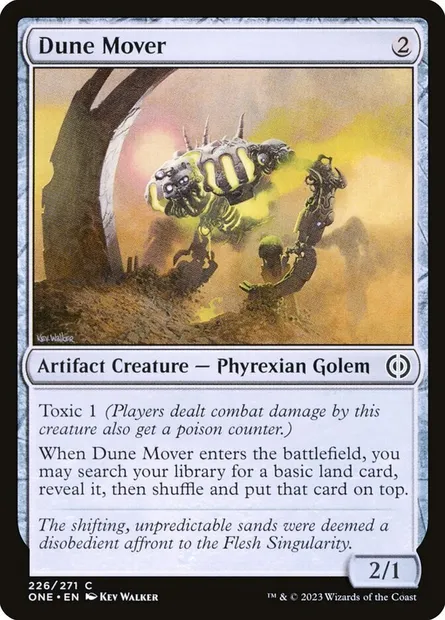 Dune Mover, Magic card ONE 226 — Phyrexia: All Will Be One set