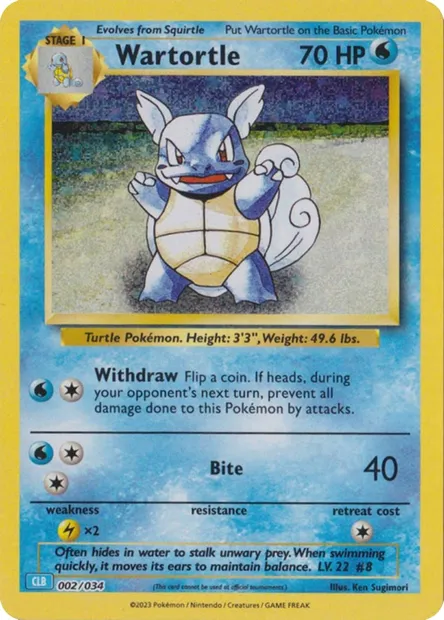Carabaffe, carte Pokémon CLB 002 — extension Pokémon TCG Classic: Blastoise & Suicune ex Deck
