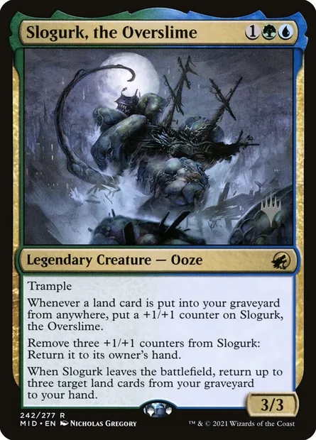Slogurk, the Overslime, Magic card PMID 242p — Innistrad: Midnight Hunt Promos set