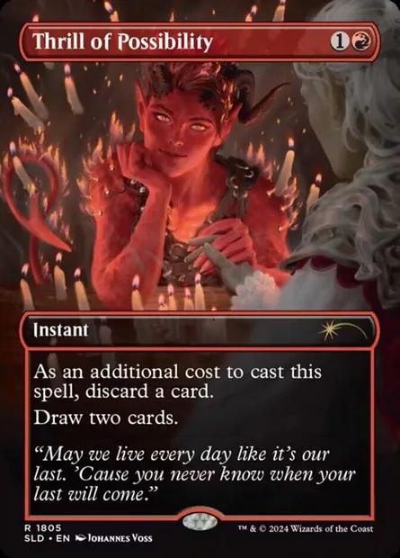 Thrill of Possibility, Magic card SLD 1805 — Secret Lair Drop set