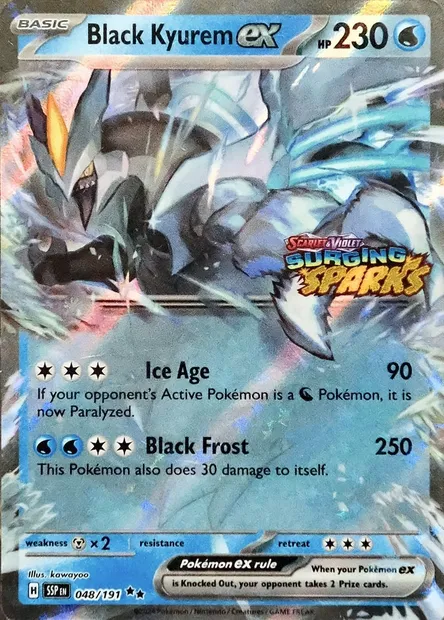 Black Kyurem ex, Pokémon card TDX 048 — Theme Deck & Blisters Exclusives set