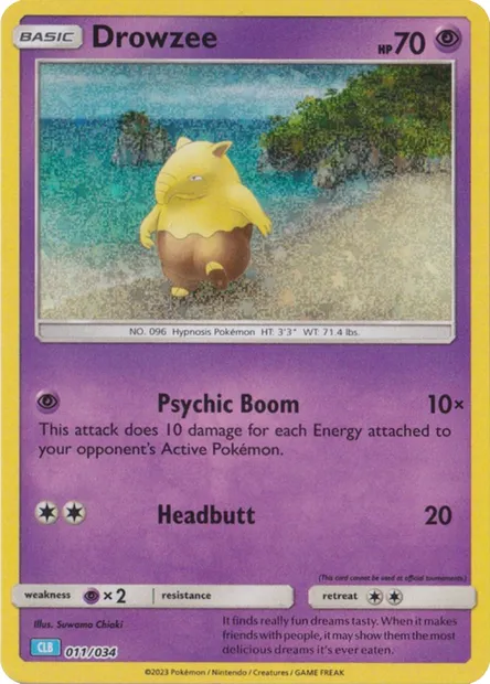 Soporifik, carte Pokémon CLB 011 — extension Pokémon TCG Classic: Blastoise & Suicune ex Deck
