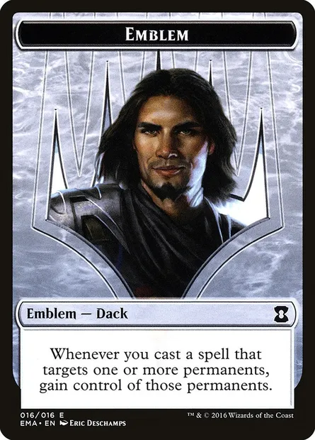 Dack Fayden Emblem, carte Magic TEMA 16 — extension Eternal Masters Tokens
