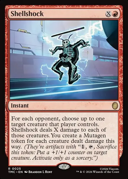 Shellshock, Magic card TMC 25 — Teenage Mutant Ninja Turtles Eternal set