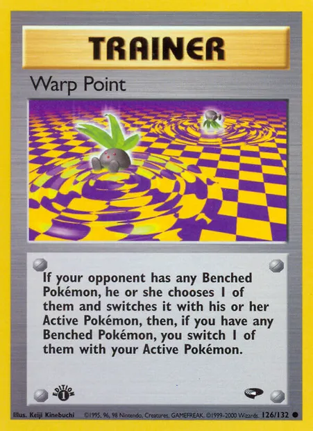 Warp Point, Pokémon card GC 126 — Gym Challenge set