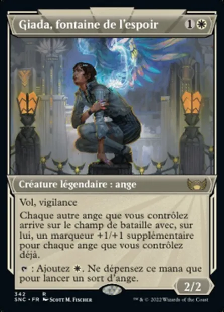 Giada, fontaine de l'espoir, carte Magic SNC 342 — extension Les rues de la Nouvelle-Capenna