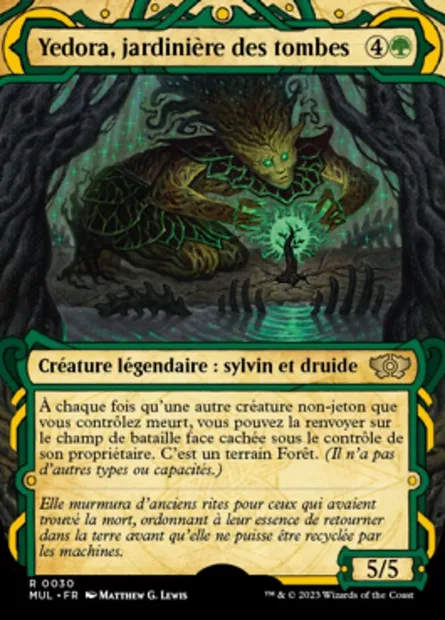 Yedora, jardinière des tombes, carte Magic MUL 30 — extension Multiverse Legends