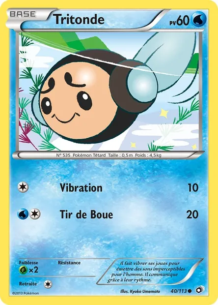 Tritonde, carte Pokémon LTR 40 — extension Legendary Treasures