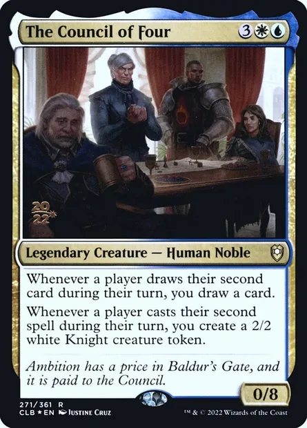 The Council of Four, Magic card PCLB 271s — Battle for Baldur's Gate Promos set