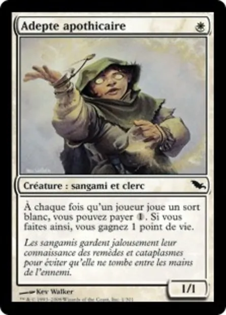 Adepte apothicaire, carte Magic SHM 1 — extension Sombrelande