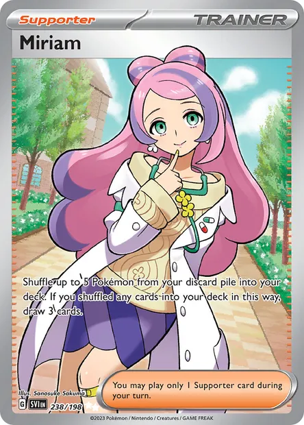 Miriam, Pokémon card SVI 238 — Scarlet & Violet set