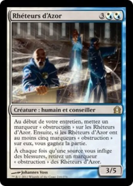 Rhéteurs d'Azor, carte Magic RTR 210 — extension Retour à Ravnica