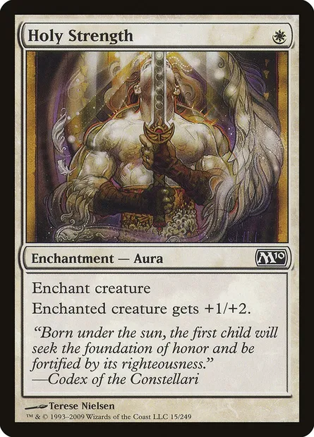 Holy Strength, Magic card M10 15 — Magic 2010 set