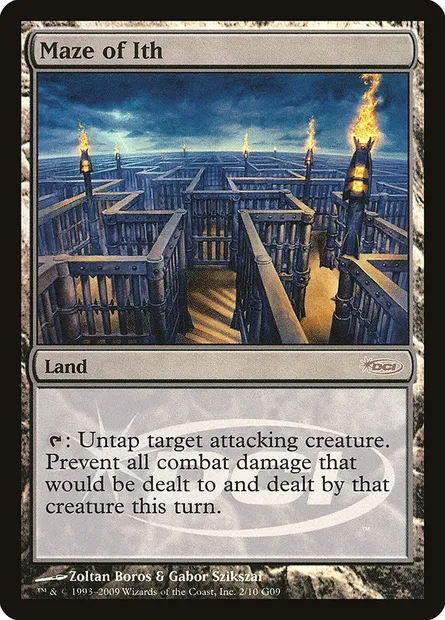 Labyrinthe d'Ith, carte Magic G09 2 — extension Judge Gift Cards 2009