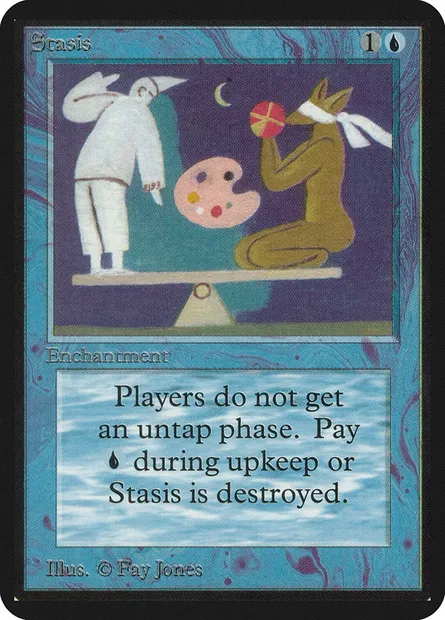 Stase, carte Magic LEA 80 — extension Limited Edition Alpha