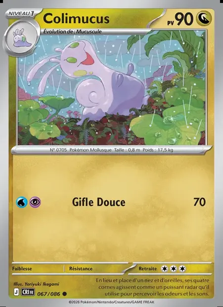 Colimucus, carte Pokémon CRI 067 — extension Chaos Ascendant