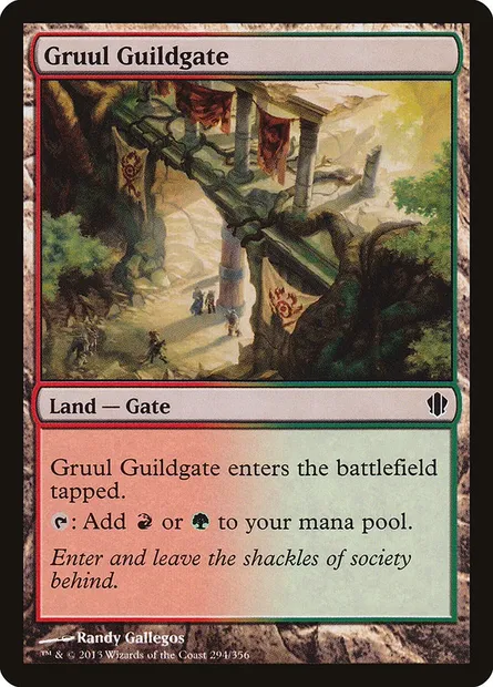 Gruul Guildgate, Magic card C13 294 — Commander 2013 set