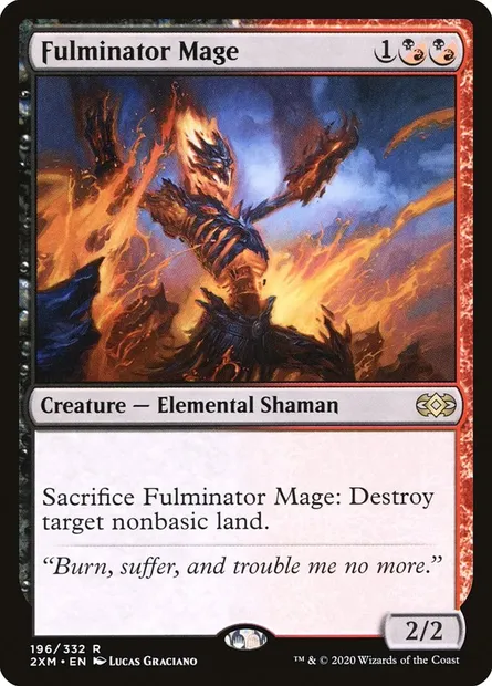 Fulminator Mage, Magic card 2XM 196 — Double Masters set