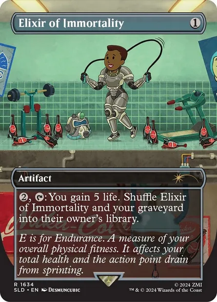Élixir d'immortalité, carte Magic SLD 1634 — extension Secret Lair Drop