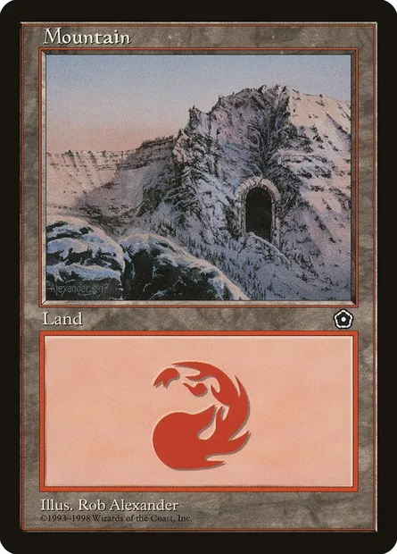 Montagne, carte Magic P02 162 — extension Portal Second Age