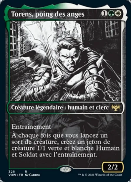 Torens, poing des anges, carte Magic VOW 328 — extension Innistrad : noce écarlate