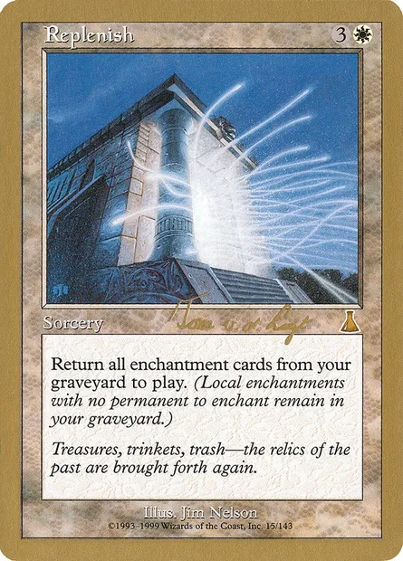 Réassortiment, carte Magic WC00 tvdl15 — extension World Championship Decks 2000