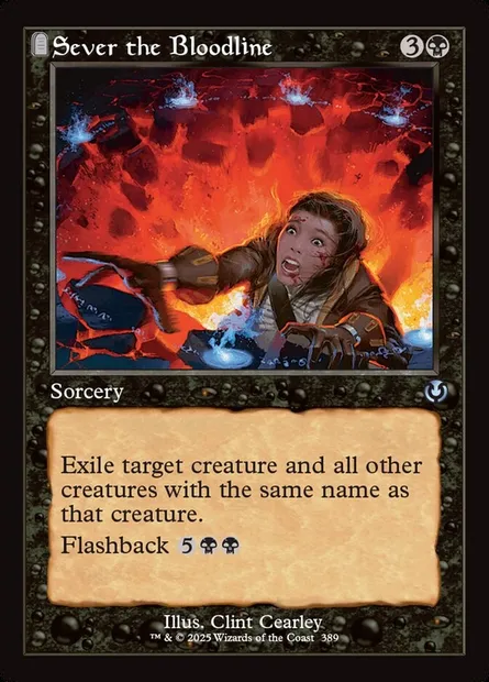 Interrompre la lignée, carte Magic INR 389 — extension Innistrad Remastered