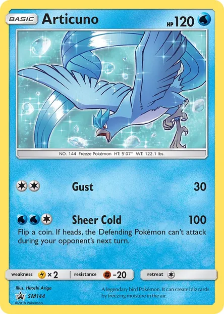 Artikodin, carte Pokémon SM 144 — extension Promo SM