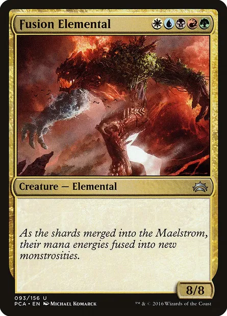 Fusion Elemental, Magic card PCA 93 — Planechase Anthology set