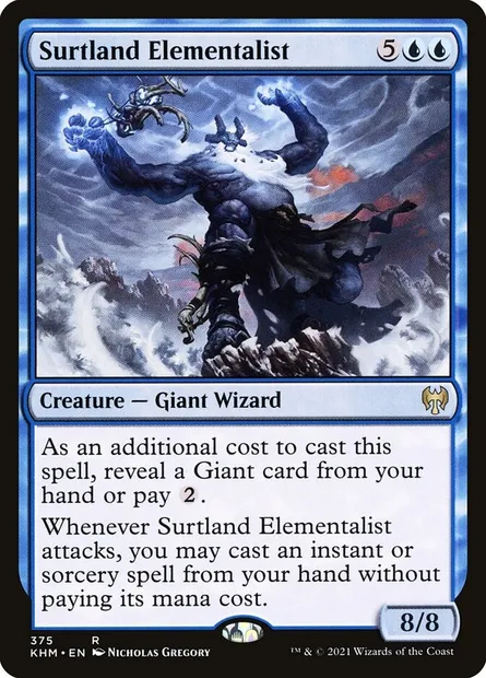 Surtland Elementalist, Magic card KHM 375 — Kaldheim set