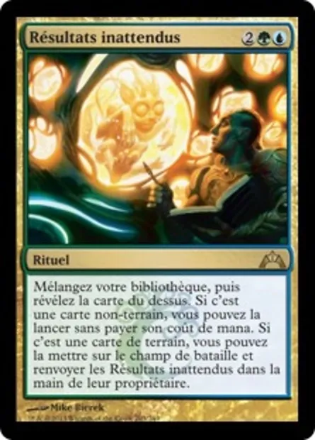 Résultats inattendus, carte Magic GTC 203 — extension Insurrection