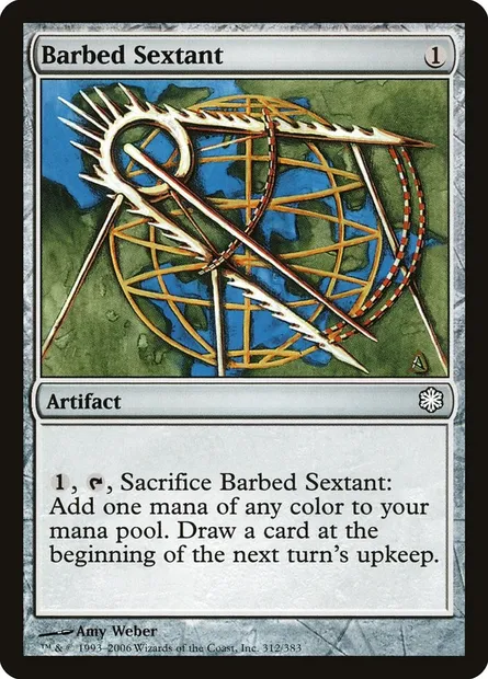Barbed Sextant, Magic card CST 312 — Coldsnap Theme Decks set