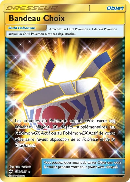 Bandeau Choix, carte Pokémon BUS 162 — extension Ombres Ardentes