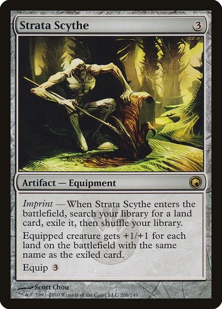 Strata Scythe, Magic card SOM 206 — Scars of Mirrodin set
